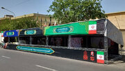 Photos: Preparation of Minab 168 Hussainiya for hosting participants of funeral ceremony of martyred leader