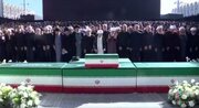 Video: Funeral prayer over body of martyred Imam performed by Grand Ayatollah Jafar Subhani
