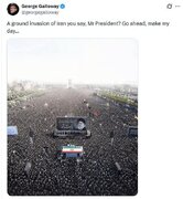 George Galloway na may panunuya kay Trump: Kung may lakas ng loob ka, atakehin mo ang Iran