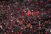 Tehranın Mosəlla Məscidində İslam İnqilabının Şəhid lideri İmam Xameneinin mübarək cənazəsinə namaz qılındı \ Foto