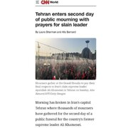 CNN: Ikalawang araw ng libing ng Pinunong Martir ay nagsimula sa malawakang pagdalo ng mga nagluluksa