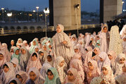 Photos: Angels’ prayer in memory of martyred Leader at Imam Khomeini Mosalla