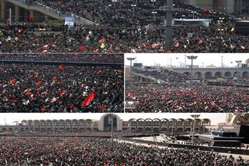 وسائل إعلام روسية: مراسم وداع آية الله خامنئي تبرز إيمان الإيرانيين ووحدتهم وعزمهم