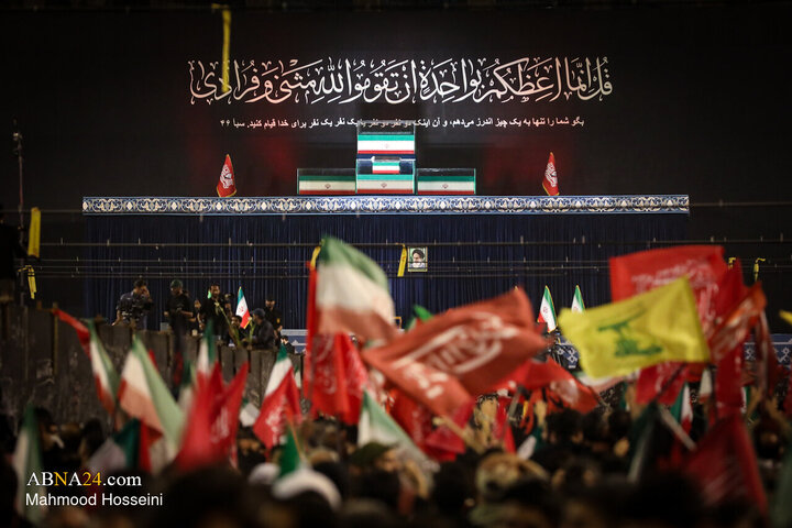 مراسم وداع با رهبر شهید انقلاب