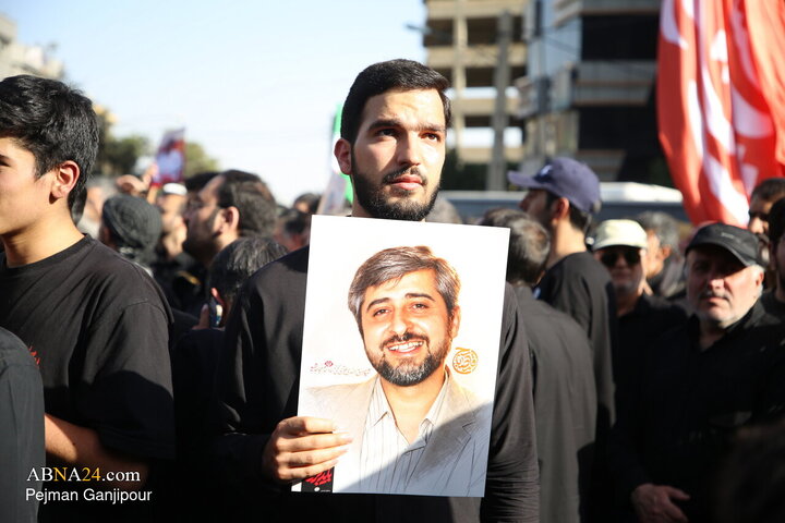 Photos: Funeral Ceremony for Body of Martyr Mesbah al-Hoda Baqeri Kani in Tehran