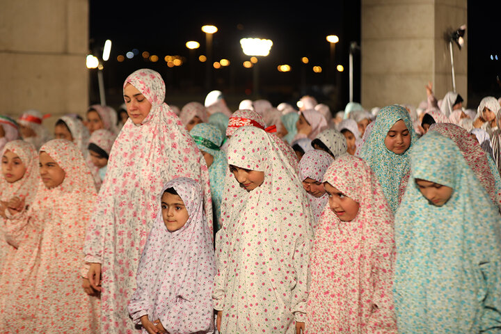 گزارش تصویری/ نماز فرشته‌ها به یاد امام شهید در مصلی امام خمینی(ره)