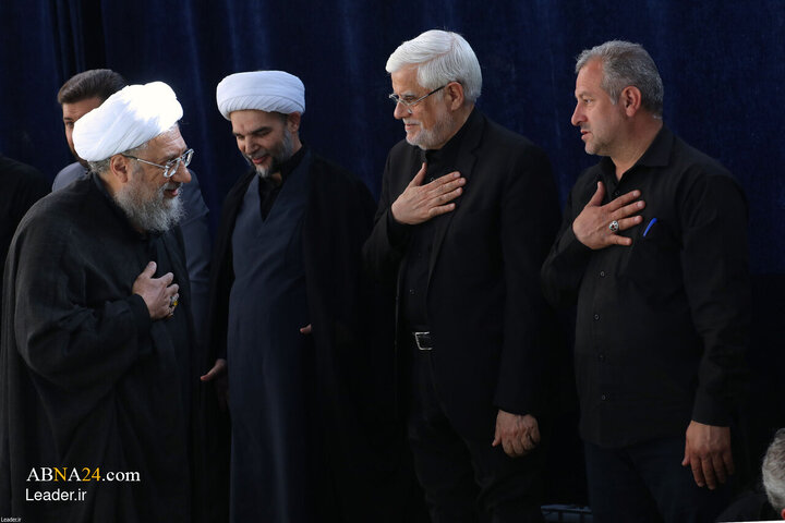 اقامه نماز بر پیکر رهبر شهید انقلاب در مصلای تهران