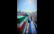 Video 2: Arrival of vehicle carrying pure body of martyred leader and his family to funeral route in Tehran