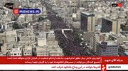 Video: Aerial images of crowd at funeral ceremony of martyred leader of Islamic Revolution — a crowd with no end