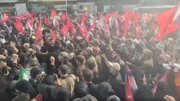 Video: Mourning of brave Lurs at funeral of martyred leader of Islamic Revolution in Enghelab Square