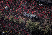 Photos: Funeral procession of pure body of martyred leader of Islamic Revolution in Tehran