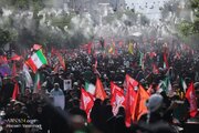 فنانشل ٹائمز: 10 کلومیٹر طویل راستہ سوگواروں سے بھر گیا، کروڑوں ایرانی جدید تاریخ کی عظیم ترین تشییع میں شریک