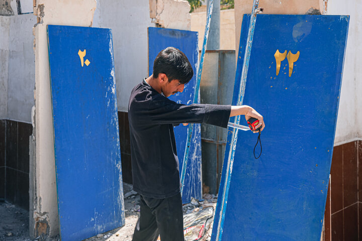 Photos: Preparation of Mawkibs by Astan Quds Razavi on Eve of Funeral Procession of Martyred Leader