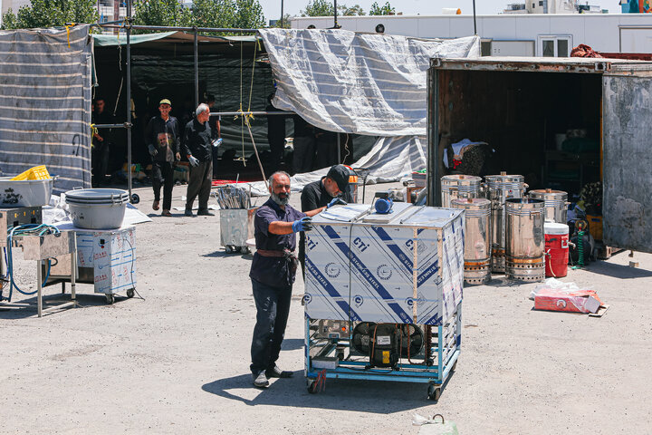Photos: Preparation of Mawkibs by Astan Quds Razavi on Eve of Funeral Procession of Martyred Leader