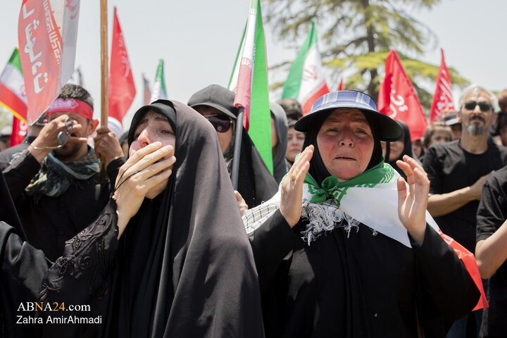 Rapora Wêneyî | Merasîma Cenazeyê yê Cenazeya Pîroz a Rêberê Şehîd li Bajarê Tehranê