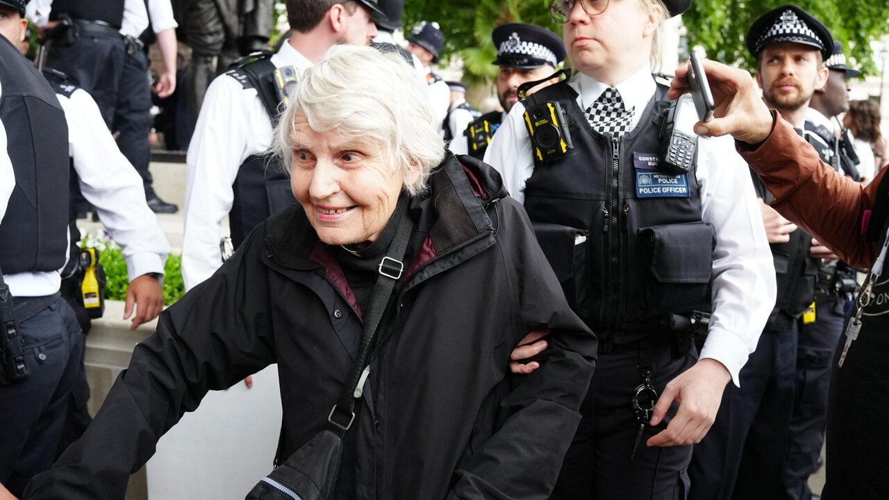 London Police Arrest 84-Year-Old Priest at Palestine Action Rally