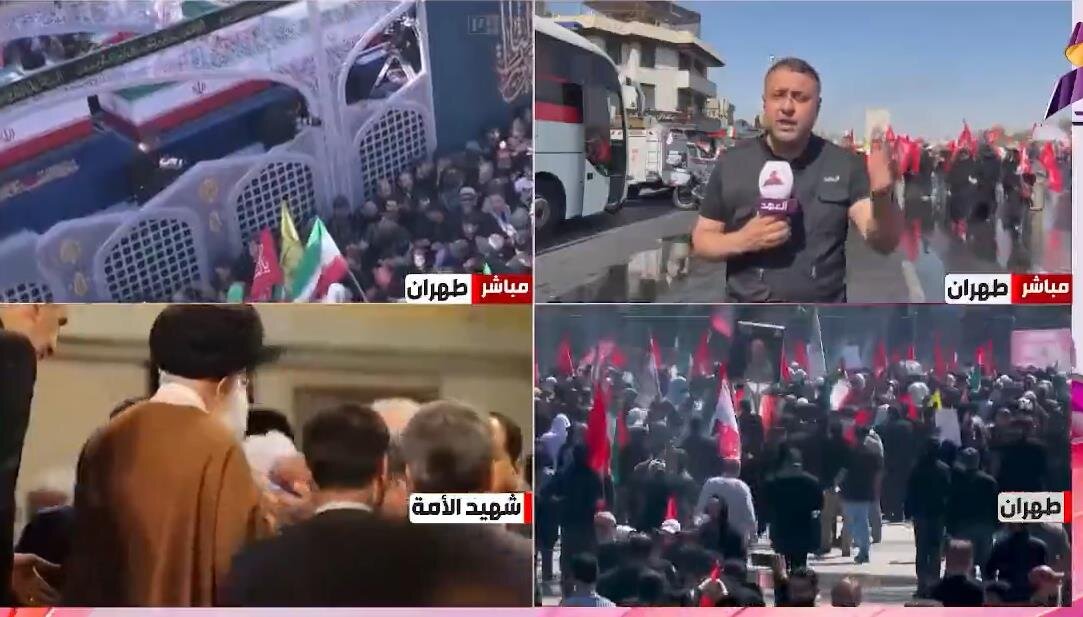 فيديو | مراسل قناة«العهد» العراقية في طهران: الإيرانيون يطالبون بالانتقام لدماء الامام الشهيد