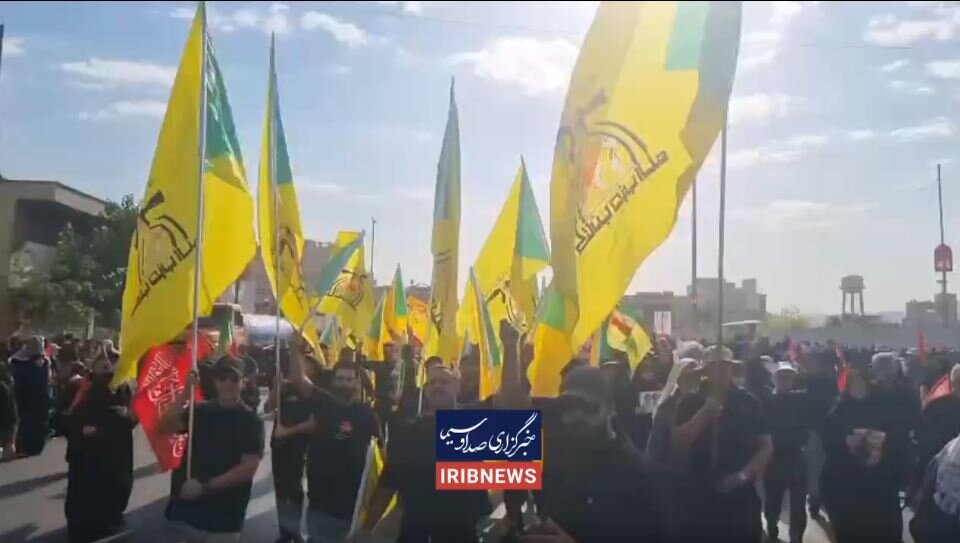 Video: Presence of young members of Kata’ib Hezbollah of Iraq at funeral ceremony of martyred leader