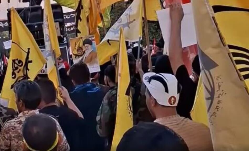Video: Fatemiyoun Division forces at farewell ceremony of martyred leader