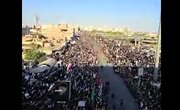 Video| Milyun-milyong Pagdadalamhati ng mga Tao sa Paglilibing sa Katawan ng Martir na Lider sa Iraq