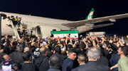 Coffin of martyred Leader arrives in Najaf