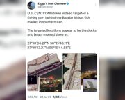 Kahihiyan ng Pentagon Target Bank; Tinamaan ng CENTCOM ang mga Fishing Boat ng Bandar Abbas sa halip na Military Targets