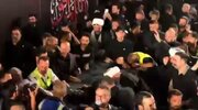 Video: Iraqis Kiss Farewell Platform After Transfer of Imam‑Martyr Khamenei’s Body