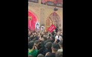 Video: Iraqis Await Martyr Leader’s Body Inside Imam Ali Shrine