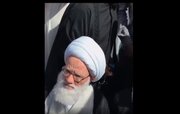 Video: Senior Iraqi Shia Cleric 'Ayatollah Ya‘qubi' Attends Million‑Strong Funeral of Imam Khamenei in Najaf