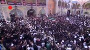 Video: Martyr Leader’s Body Carried by Devotees Inside Imam Ali Shrine