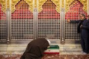 Photos: Funeral of Martyred Leader’s Family Held at Shrine of Hazrat Abolfazl