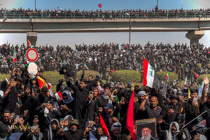 تشییع پیکر مطهر رهبر شهید انقلاب در نجف اشرف - ۲