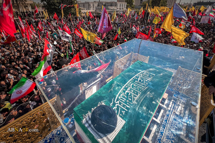 Foto / “Devrimin Şehit Rehberinin Mukaddes Cenazesine Necef-i Eşref’teki Milyonlarca Aşıklarının Katıldığı Cenaze Töreni - 2”