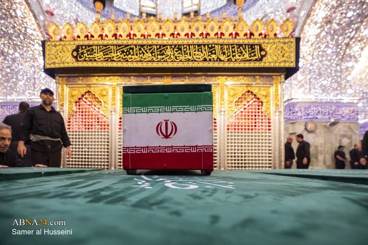 Foto / Şehit Rehberin Aile Fertlerinin Hz. Ebulfazl Abbas'ın (a.s) Mukaddes Türbesi’nde Teşyisinden Kareler