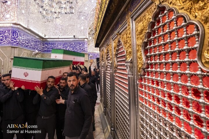 Foto / Şehit Rehberin Aile Fertlerinin Hz. Ebulfazl Abbas'ın (a.s) Mukaddes Türbesi’nde Teşyisinden Kareler