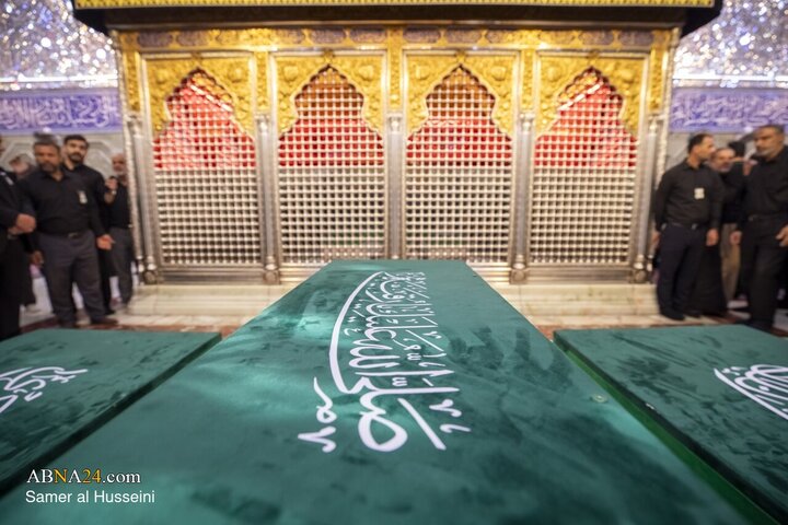 Foto / Şehit Rehberin Aile Fertlerinin Hz. Ebulfazl Abbas'ın (a.s) Mukaddes Türbesi’nde Teşyisinden Kareler