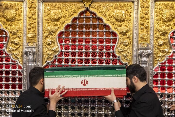 Foto / Şehit Rehberin Aile Fertlerinin Hz. Ebulfazl Abbas'ın (a.s) Mukaddes Türbesi’nde Teşyisinden Kareler