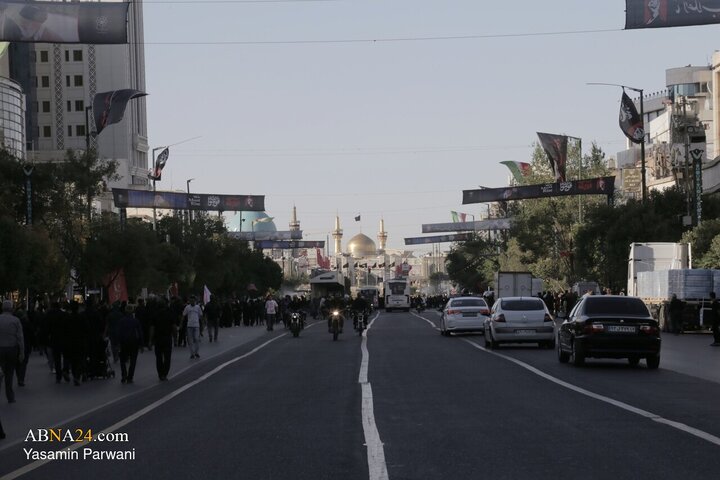 حال و هوای مشهدالرضا یک روز قبل از تشییع رهبر شهید انقلاب
