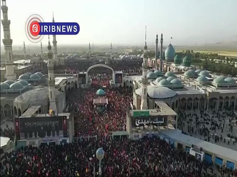 Video: Aerial View of Jamkaran During Martyr Leader’s Funeral