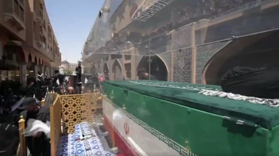 Video: Scene from Martyr Leader’s Funeral at Imam Ali Shrine