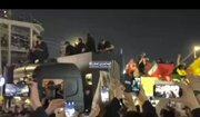 Video: Martyr Leader’s Body Enters al‑Abbas Street Amid Iraqi Crowds’ Welcome