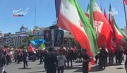 Video| Ang Watawat na "Ya Latharat al-Khamenei" ay Itinaas sa Mashhad
