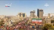 Video| Larawan mula sa Itaas ng Imam Reza Street sa Mashhad at ang Sigaw ng mga Tao para sa Pagpapaalam sa Martir na Lider ng Rebolusyon