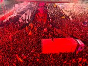 Photos: Great Gathering at Bab al‑Qibla of Imam Hussain Shrine for Funeral of Martyr Ayatollah Khamenei