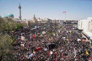 Photos: Majestic Crowds in Najaf Mourn Martyr Imam Khamenei