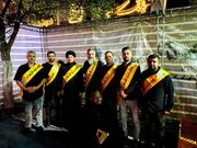 Photos: Sayyid al‑Shuhada Brigades’ Mawkib Hosts Pilgrims at Martyr Leader’s Funeral in Mashhad