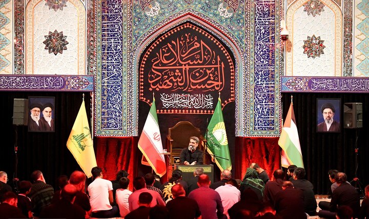 گزارش تصویری/ مراسم عزاداری دهه سوم ماه محرم در حرم حضرت عبدالعظیم(ع)