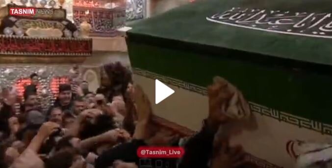 Video: Martyr Imam’s Body Enters Shrine of Imam Al-Hussain