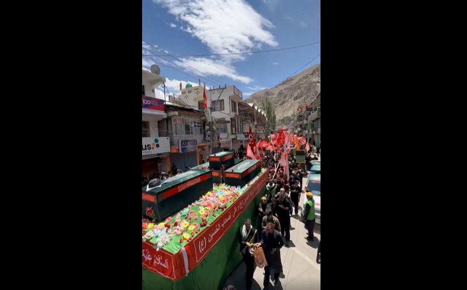 Bidiyo | Yadda Aka Gudanar da Jana'izar Alamtawa Na Jagora Shahidin Al'umma Da Iyalinsa A Kargil, Indiya