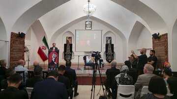 Ермәнистандакы Ҝөј мәсҹиддә шәһид Рәһбәрин аным мәрасими кечирилиб